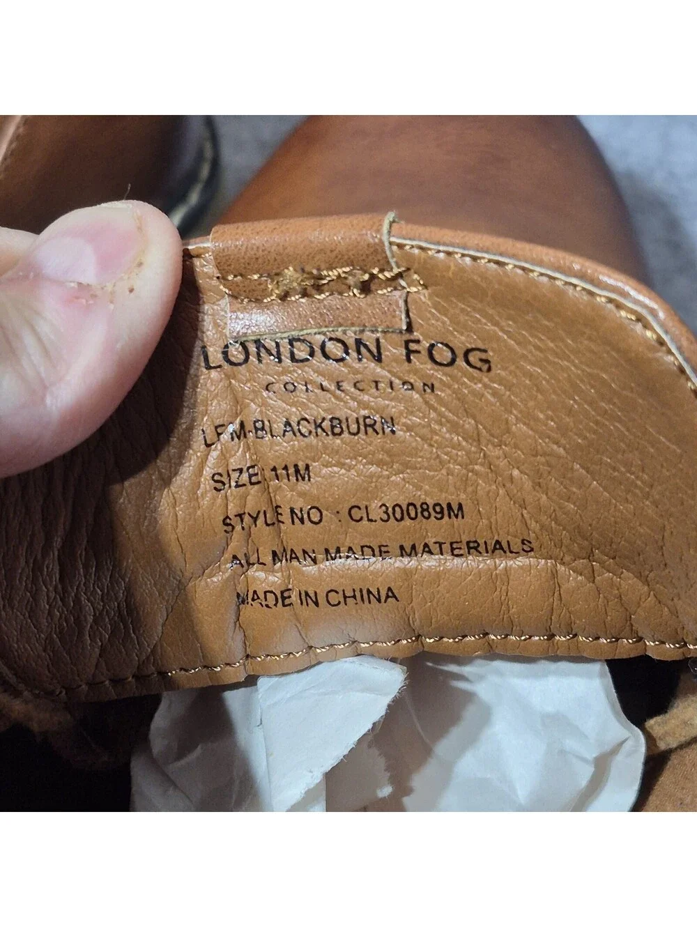 London Fog Collection Blackburn Shoes Mens 11 M Brown